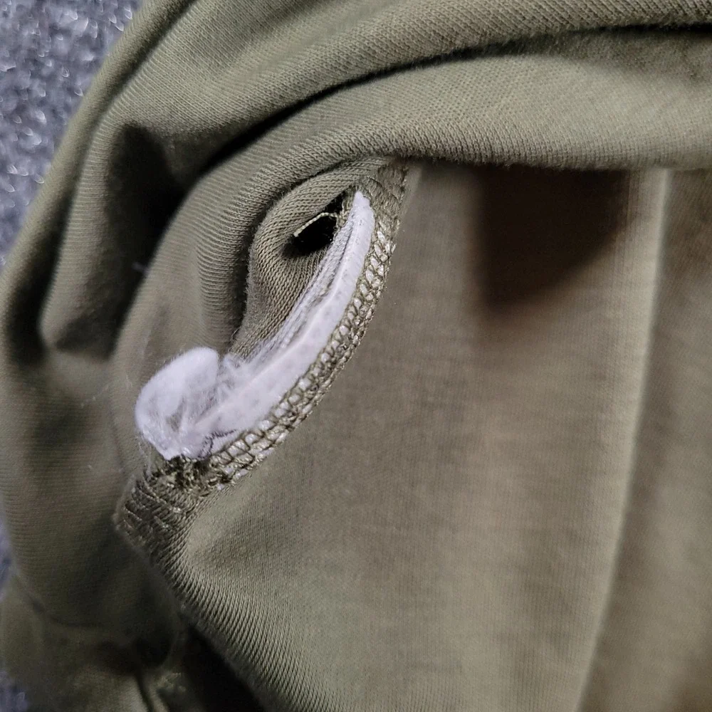 Polo Ralph Lauren Polo Shirt Mens Small Olive Green Classic Fit Flesh Pony